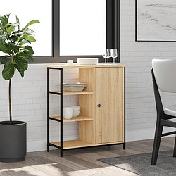 Maison Chic Buffet,Meuble de Rangement,commode pour salon,Cuisine chêne sonoma 70x30x80 cm bois d'ingénierie -MN27943