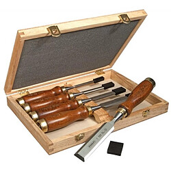 Stanley Coffret 5 ciseaux à bois manche bois