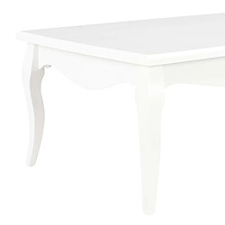 Acheter vidaXL Table basse Blanc 110x60x40 cm Bois de pin massif