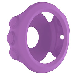 Avis Wewoo Protection écran Étui de en silicone de montre de couleur unie pour garmin 5 / 5s / 5x violet