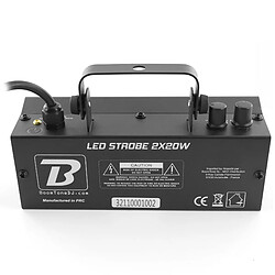 LED STROBE 2X20W BoomToneDJ pas cher