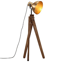 vidaXL Lampadaire 25 W laiton antique 45x45x120 cm E27 