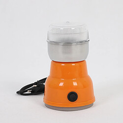 Universal Mini broyeur électrique multifonctionnel broyeur à grains de café à usage domestique broyeur à grains de café poivre(Orange) 