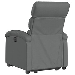 Acheter Maison Chic Fauteuil Relax pour salon, Fauteuil inclinable Gris foncé Tissu -GKD85509