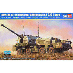 Hobby Boss Maquette Canon Russian 130mm Coastal Defense Gun A-222 Bereg 