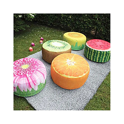 Esschert Design Pouf extérieur avec imprimé déco Gerbera.