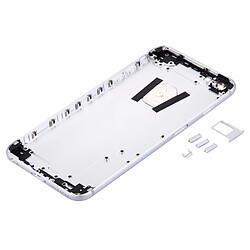 Acheter Wewoo Pour iPhone 6s Plus couverture argent arrière + porte-cartes + clé de contrôle du volume + bouton d'alimentation + touche de vibreur interrupteur muet couvercle du boîtier Assemblée complète pièce détachée 5 en 1