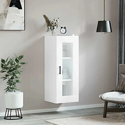 Avis Maison Chic Armoire murale,Meuble de Rangement,Armoire Suspendue blanc 34,5x34x90 cm -MN68095