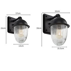 Avis Wewoo Applique murale LED Lampe de mur extérieur boule de verre antirouille imperméable lumière de couloir de balcon de de cour extérieureSpécifications petite taille