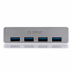 Hub USB Orico ALL-USB3-HUB-4-CLIP Argenté