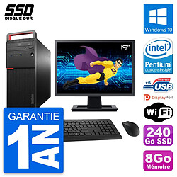 PC Tour Lenovo M700 Ecran 19" Intel G4400 RAM 8Go SSD 240Go Windows 10 Wifi · Occasion 