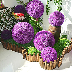 Wewoo Fleurs Artificielles Artificielle Violet Eucalyptus Plante Ball Topiaire Mariage Événement Décoration de la Maison Ornement Suspendu, Diamètre: 11,4 pouces pas cher