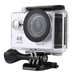 Avis Wewoo Caméra sport argent 4K Ultra HD 1080P 12MP 2 pouces LCD Écran WiFi Sports Caméra, 170 Degrés Angle Grand Angle, 30 m Étanche