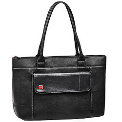 Rivacase Sac à main pour ordinateur 15.6'' ORLY en Simili Cuir Noir