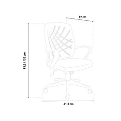 Acheter Franchi Chaise de bureau ergonomique en tissu respirant design moderne Sachsenring