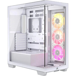 Boîtier ATX semi-tour Corsair Corsair iCUE LINK 3500X RGB Midi Tower Blanco Blanc