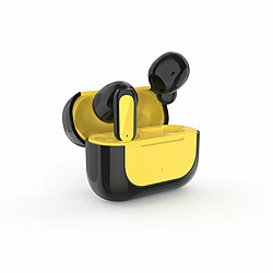 Casque Bluetooth Sans Fil E60 En Cours D'Exécution Écouteurs De Musique De Sport Avec Microphone Pour Android Ios Jaune Noir 