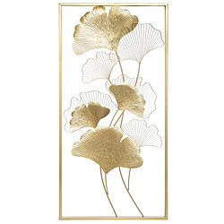 Atmosphera, Createur D'Interieur Décoration Murale Métal Ginko 50 x 100 cm - Atmosphera