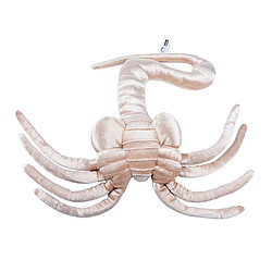 Universal Alien Facehugger Broken Chest Stuffed Plush Toy Doll 45cm(blanche) 