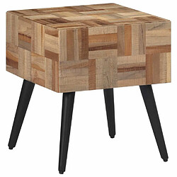 Maison Chic Table d'appoint | Table Basse 40x40x45 cm teck de récupération massif -GKD71240