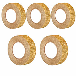 Rayher 5 glitter tapes 5 m x 1,5 cm - doré 