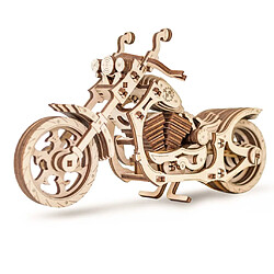 Youdoit Maquette 3D en bois - Moto Cruiser 22 cm