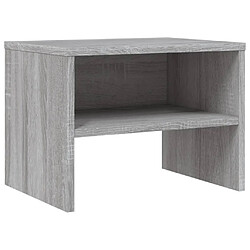 Acheter Maison Chic Lot de 2 Tables de chevet,Table de nuit,Table d'appoint pour salon Sonoma gris 40x30x30cm Bois d'ingénierie -MN35874