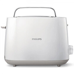 Grille Pain - Toaster Electrique PHILIPS HD2581/00 2 fentes - 830 w - Blanc