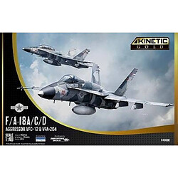 Kinetic Maquette Avion F/a-18a/c/d Aggressor Vfc-12 & Vfa-204 