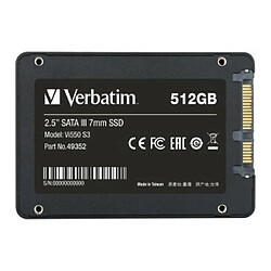 Disque dur Verbatim VI550 S3 512 GB SSD