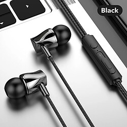 GUPBOO Casque filaire pour casque de jeu intra-auriculaire PUBG 3.5mm casque de jeu à suppression de bruit insonorisé confortable avec micro