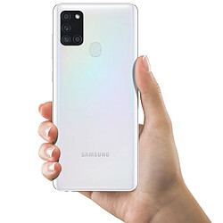 Cache Batterie Samsung Galaxy A21s Façade Arrière Originale Samsung Blanc pas cher