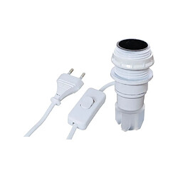 TIBELEC Kit adaptateur bouteille équipé E14 blanc