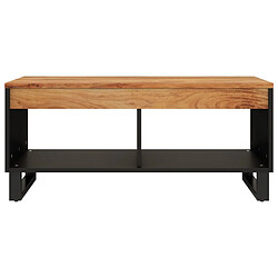 Avis Maison Chic Table basse,Table Console Table d'appoint, Table pour salon 90x50x40 cm bois d'acacia massif -MN12526