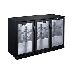 Materiel Chr Pro Arrière-Bar Réfrigéré 3 Portes Vitrées - 320 litres - MATELPRO 