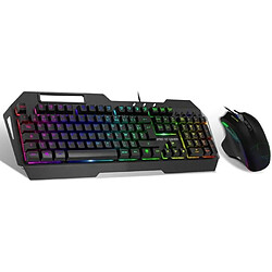 Pack GAMER Premium ELITE-MK30 Clavier SPIRIT OF GAMER RGB + SOURIS CLS-EMK30 RGN Desktop SPIRIT OF GAMER