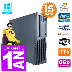 PC Lenovo ThinkCentre M82 SFF i5-3470 RAM 8Go Disque Dur 1To Graveur DVD Wifi W7 · Occasion 