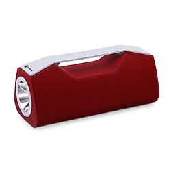 Wewoo Enceinte Bluetooth NR-2028 Eclairage portatif Haut-parleur stéréo sans fil Prise en charge de la fonction TWS Rouge