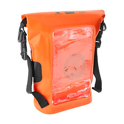 Sac étanche Capacité 2L Poche Smartphone Tactile Bandoulière Swissten Orange