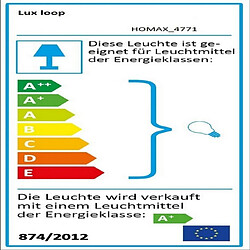 Acheter HOMEMANIA Lampe à Suspension Octans - Lustre - Lustre de plafond - Noir, Cuivre en Métal, 53 x 21 x 95 cm, 2 x E27, Max 60W