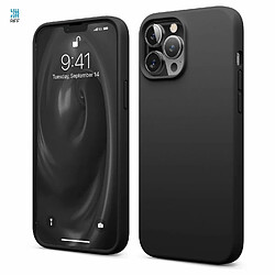 Avis Riffi Coque Riff Thin & Soft en silicone avec intérieur en fibre souple pour Apple iPhone 13 Pro Max Noir