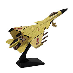 1/100 combattant Avions Moulé sous Pression Simulation Métal Alliage Moulé sous Pression Avion de Chasse Jaune Commémorer Collection Moulé sous pression Avion Aéronefs Moulé Sous Pression Modèle Collection