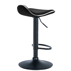 Acheter Non Tabouret de bar Shanghai tissu noir