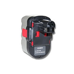 vhbw NiMH batterie 3000mAh (24V) pour outil électrique outil Powertools Tools comme Bosch BAT030 