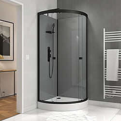 Aurlane Cabine de douche quart de cercle 