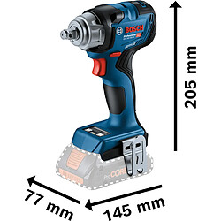 Bosch Professional 18V System boulonneuse sans-fil GDS 18V-330 HC (couple de serrage 330 Nm, couple de décollement 560 Nm, trois réglages de vitesse/couple)