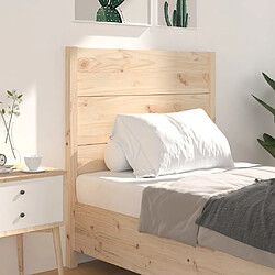 Avis Maison Chic Tête de lit scandinave pour lit adulte,Meuble de chambre 106x4x100 cm Bois massif de pin -MN40767