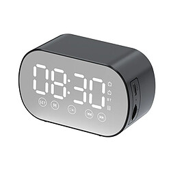 Yonis Mini Enceinte Bluetooth Avec Horloge Alarme Puissante 3W