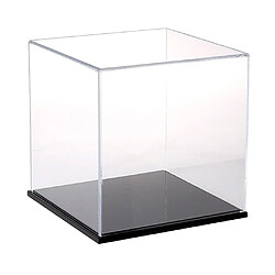 Vitrine en Acrylique Transparent Anti-poussière pour Mini-figurines 25x25x25cm pas cher