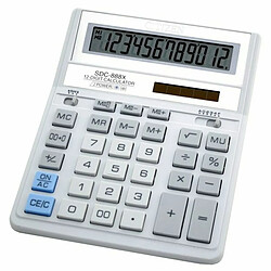 Calculatrice Citizen SDC888XWH Blanc Noir Plastique 15,3 x 3,3 x 20,3 cm